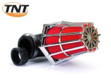 Luchtfilter R-Evo Tnt Ø28/35mm 90° Chroom/Rood