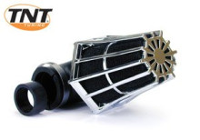 Luchtfilter R-Evo Tnt Ø28/35mm 90° Chroom/Zwart