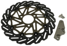 Oversized Monster Disc 280 mm. - Black staal - Gilera Runner