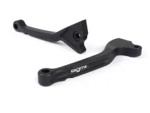 paar remhendels  BGM pro sport, kort (130mm)  vespa lx, lxv, s, primavera 50 150, sprint 50 150   mat zwart