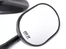 Paar spiegels -MOTO NOSTRA 1404 Aluminium CNC Stuuruiteinden  Matzwart