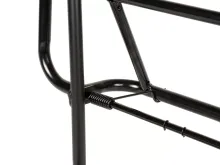 Rek Met Rugleuning MOTO NOSTRA V2 Vespa PX80, PX125, PX150, PX200  Zwart