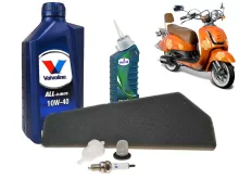 Klein Onderhoudspakket China Retro Scooter - Vierkant Filter
