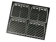 Membraanplaatjes MRP  VForce 4   Yamaha RD350/RZ350 YPVS / Banshee   Koolstofvezel 0,42 mm