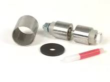 silent block set voor motor swingarm pm  tuning  piaggio 125 180cc 2 takt