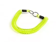 Sleutelhanger Moto Nostra Spiraal Lengte 300mm  Z.B. Voor Vespa Klassik (Verbindung zwischen Zündschloß im Lenkerdeckel Und Oder Lenk Gepäckfachschloß Bij PX Alt Rally Sprint ET3 Motovespa Etc.) Groen