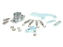 Uitlaat BGM PRO Clubman V4.0 Voor QUATTRINI M210 Lambretta (1e serie - 2e serie, 3e serie) Ongeverfd