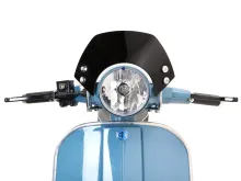 Windscherm Vespa PX80, PX125, PX150, PX200, LML 125 150 Star Stella Zwart
