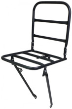 Voordrager Steco Voor Transportfiets Met Kroonboutmontage 30 x 30 cm Mat Zwart