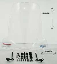 Windscherm passend op Niu N - Hoog