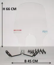 Windscherm Sym Allo - Hoog