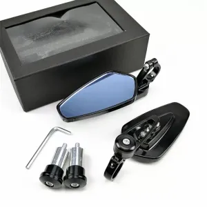 Bar-end Spiegels Piaggio Zip (Custom) Zwart
