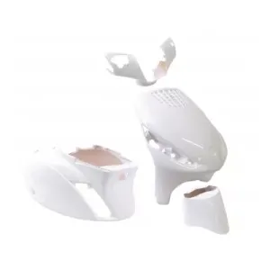 Kappenset Piaggio Zip AC 4-delig wit