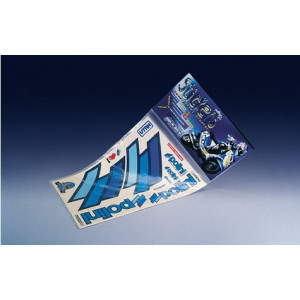 Polini stickerset Blue-line groot