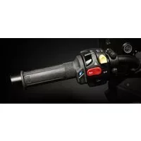Verwarmde Handgreep Koso 1" + 1 1/8" L=130mm Zwart M. Geintegreerde Schakelaar