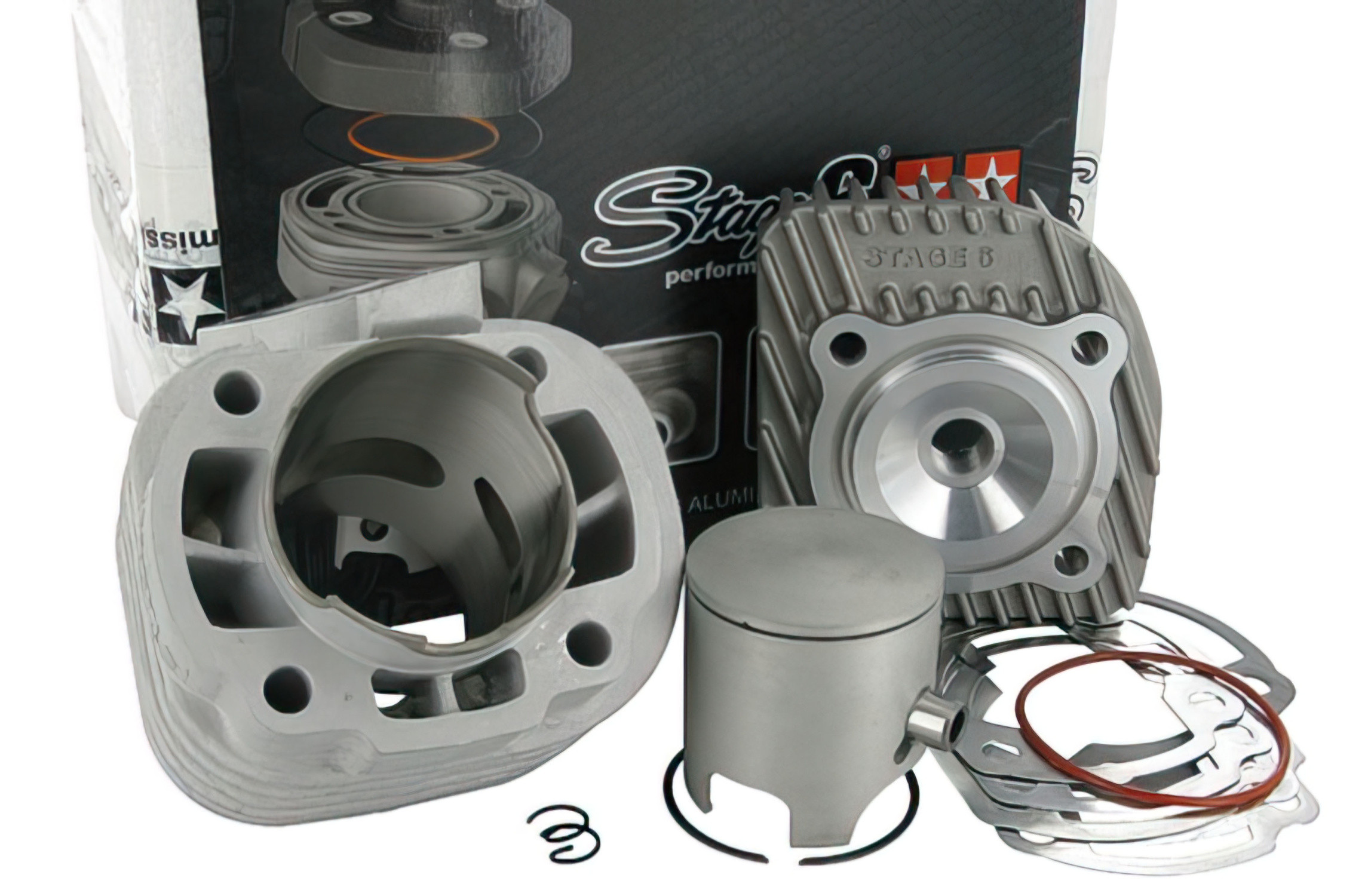 Cilinderkit - Stage 6 - Pro MK2 70 cc P10 - Minarelli Horizontaal - AC