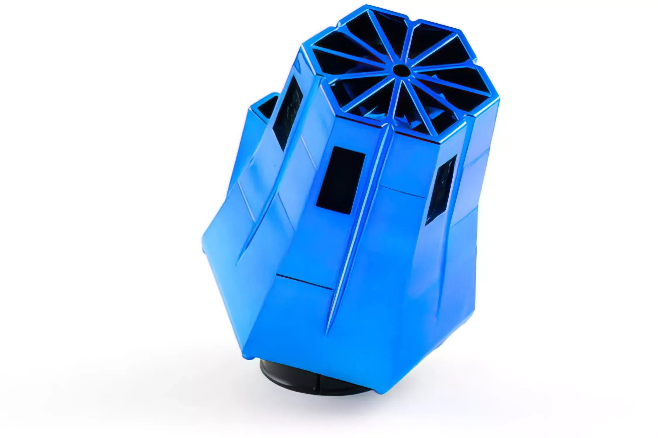 STR8 Luchtfilter D.28-35 Evo 30° Hoek Blauw / Zwart Schuim