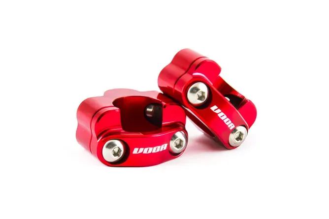 Stuurbeugels Voca Racing 28mm CNC Rood