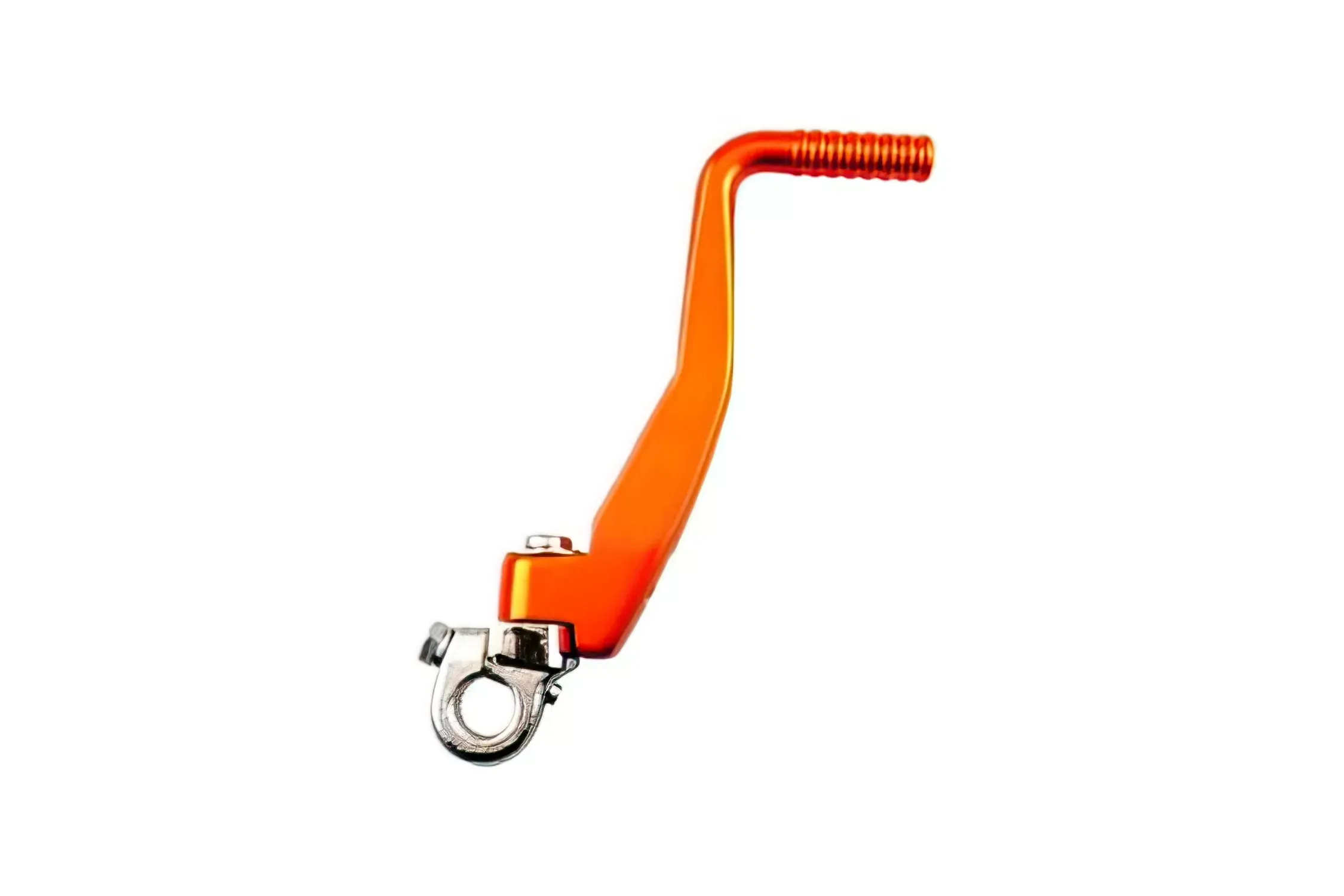 Kickstarthendel Staal / Aluminum Oranje Derbi