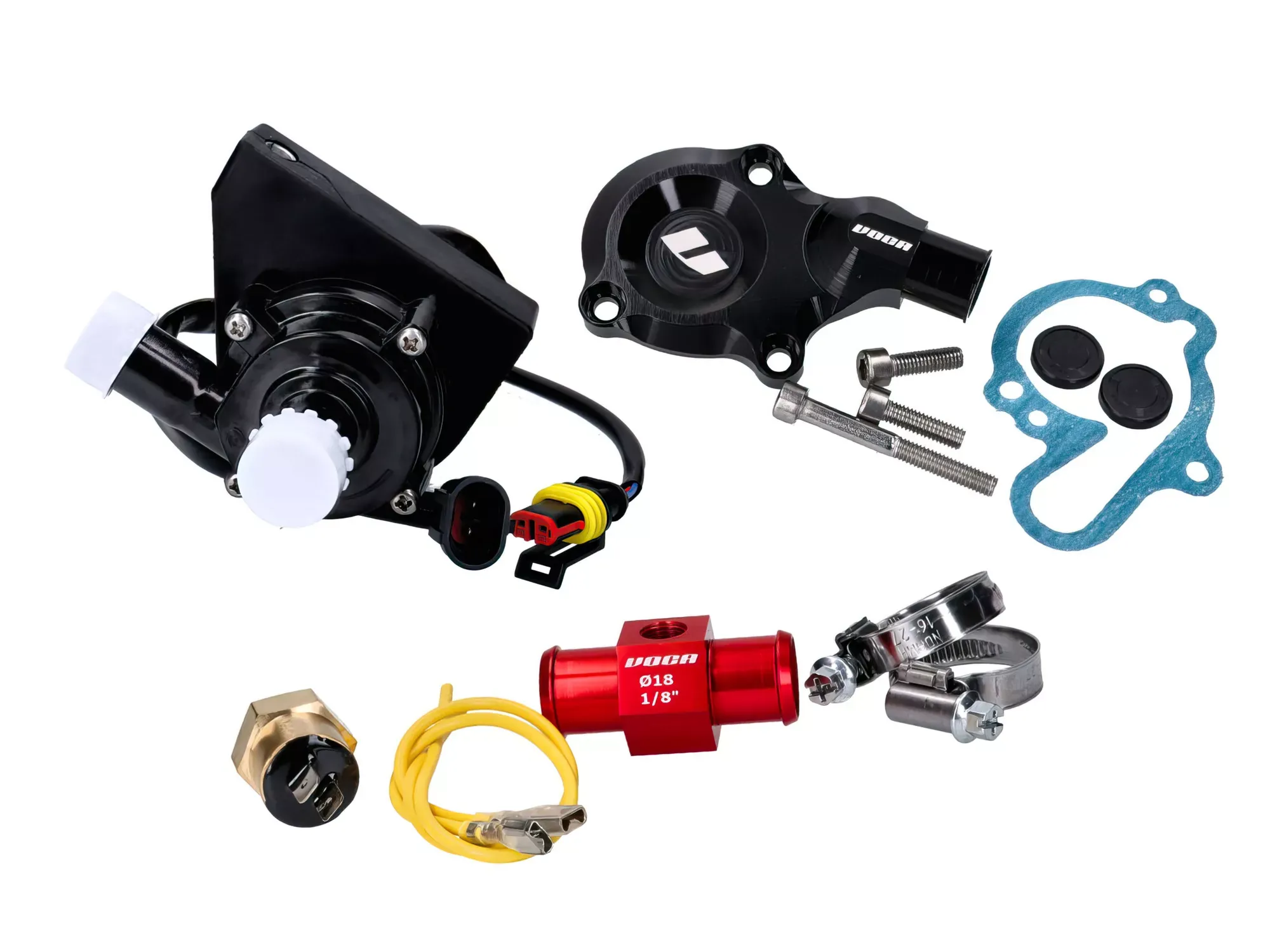 Elektrische Waterpomp Kit Voca Racing Zwart Minarelli AM6