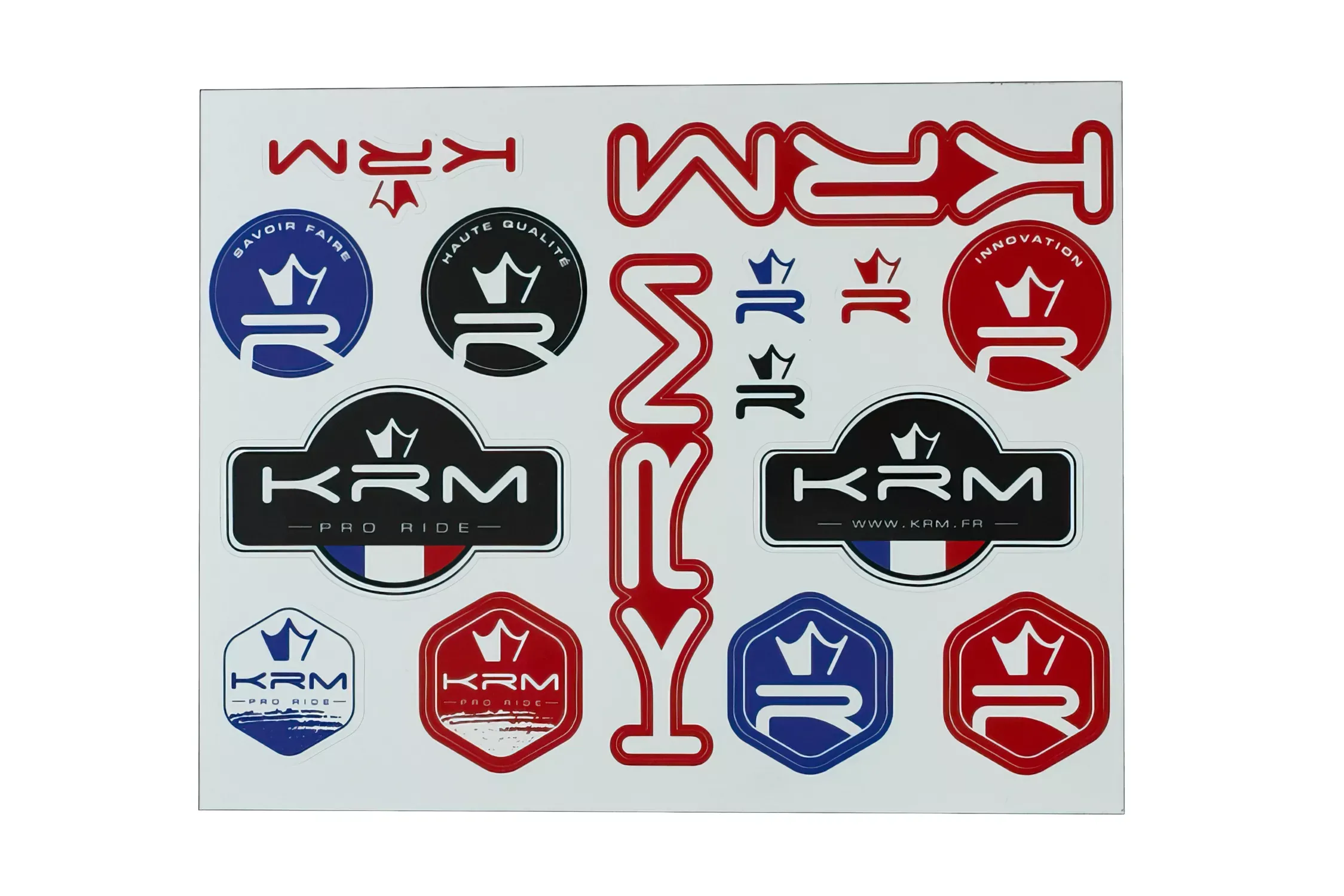 Stickerblad A4 KRM Pro Ride