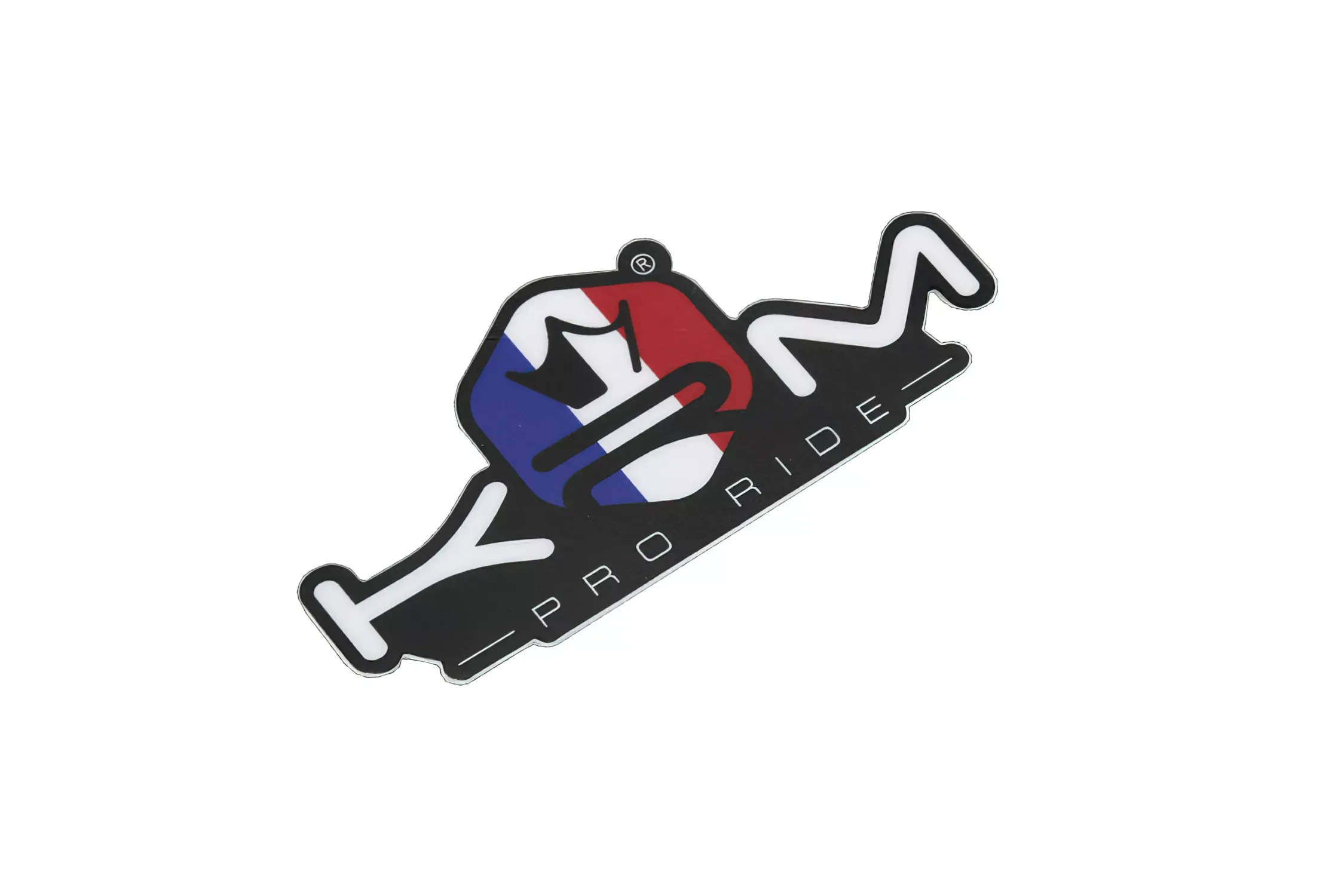 Sticker KRM Pro Ride Blauw/ Wit / Rood