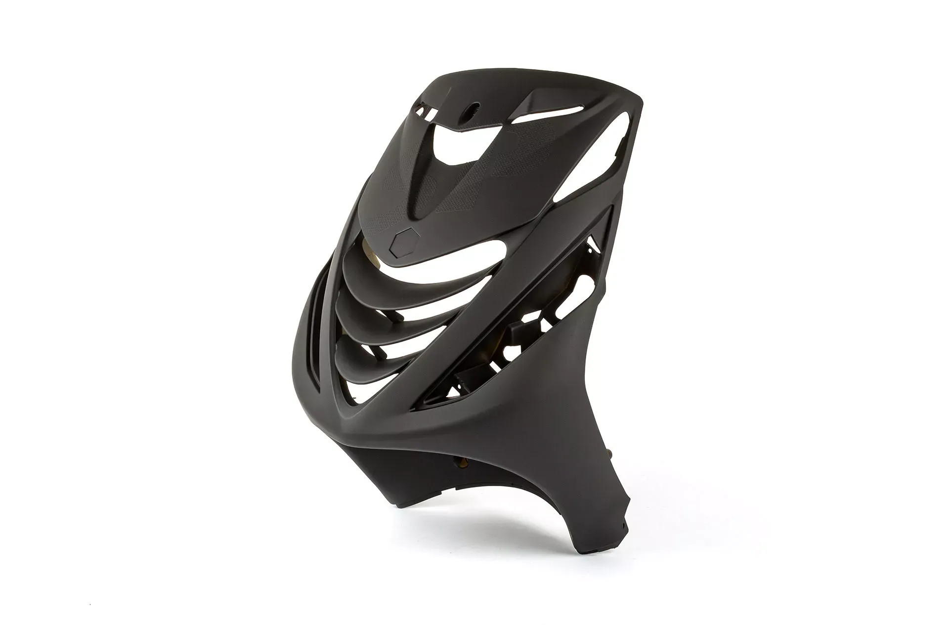 Voorkap / Koplampmmasker Mat Zwart Piaggio Zip SP2