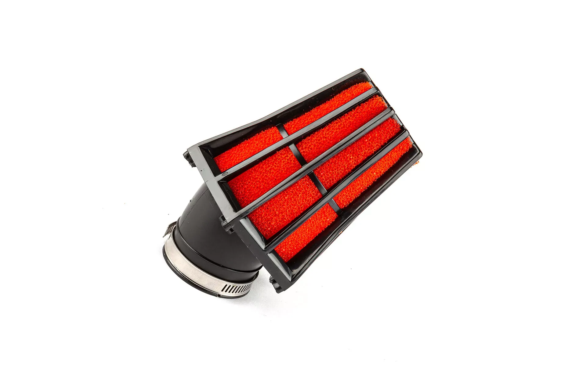 Luchtfilter Hexa Hoek 45 Deg. D.35MM Zwart / Rood