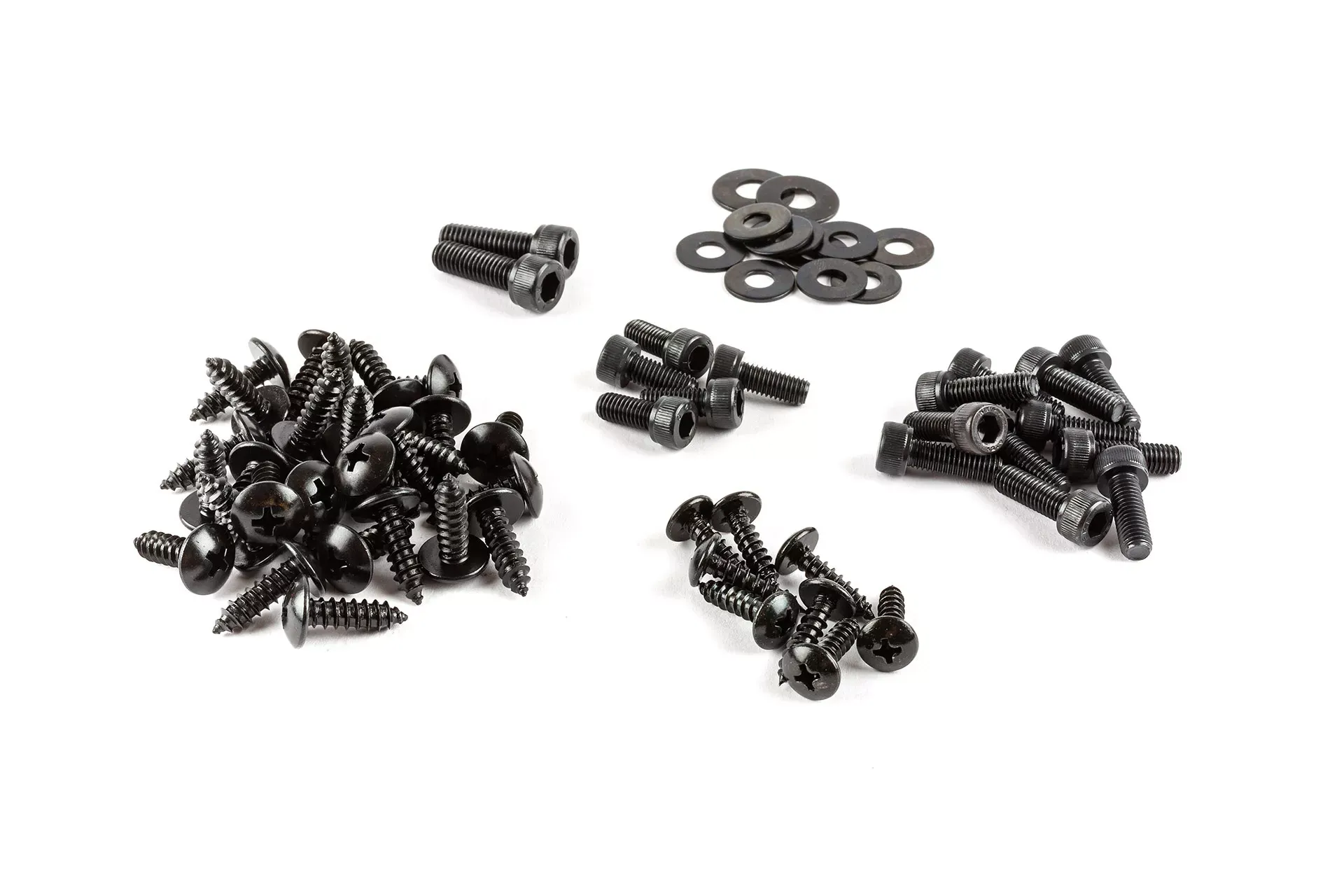 Beplating schroefset Yamaha Aerox / Nitro (Zwart)