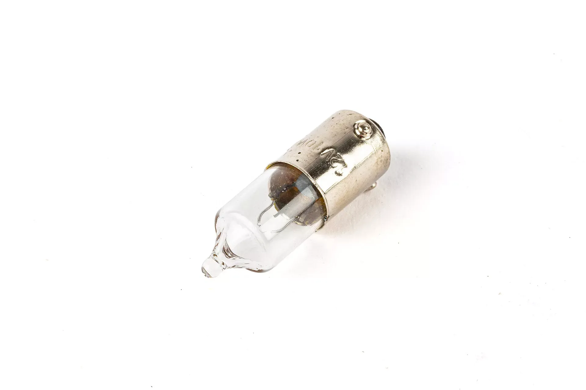 Gloeilamp 12V - 10W Bau9S Offset Wit