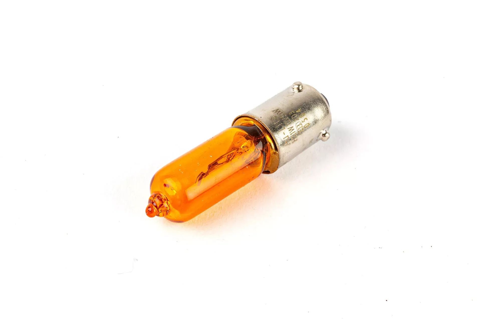 Gloeilamp 12V - 21W H21 Bay9S Offset Oranje