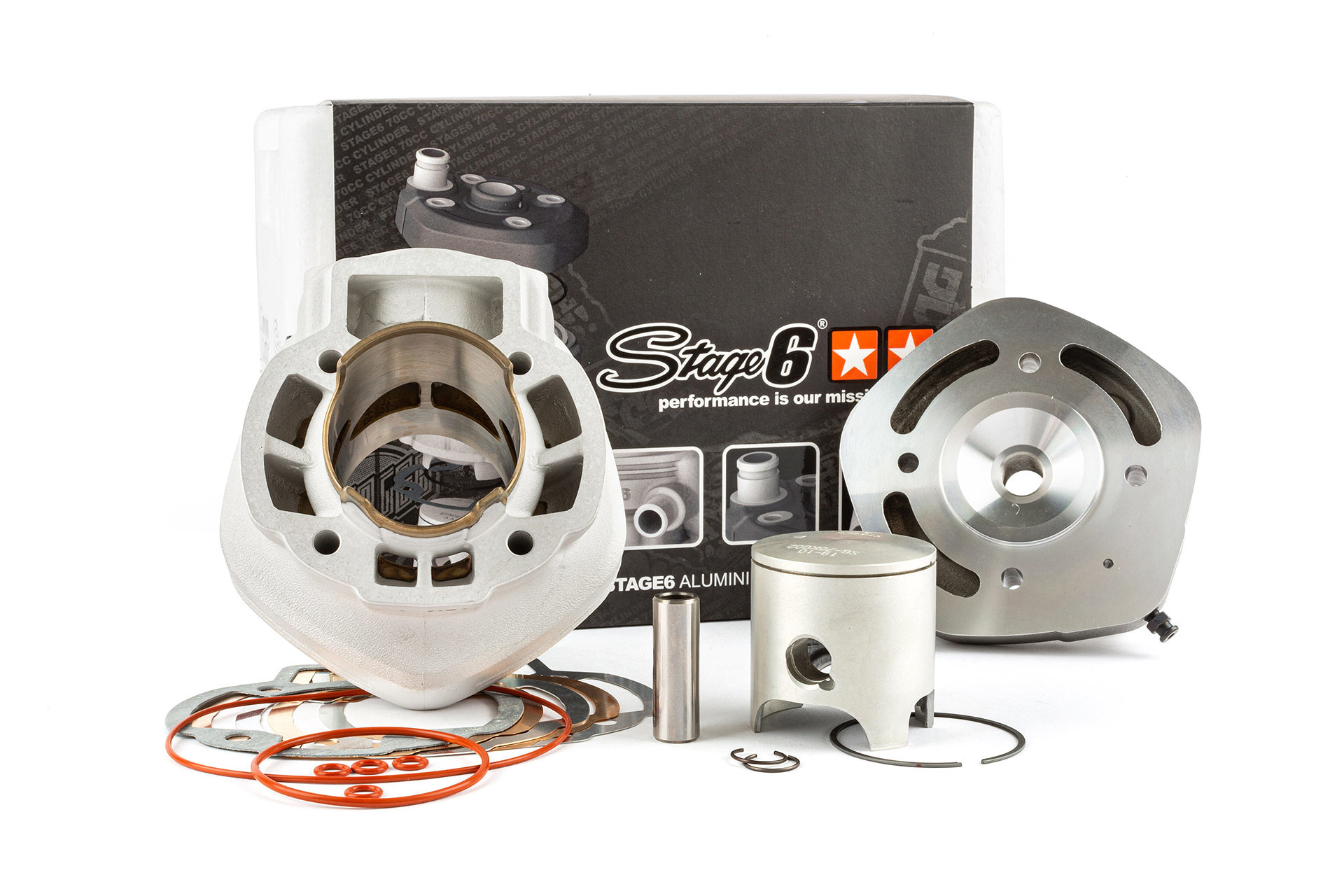 Cilinderkit - Stage 6 - Racing 70 cc MK2 - Gilera / Piaggio - LC
