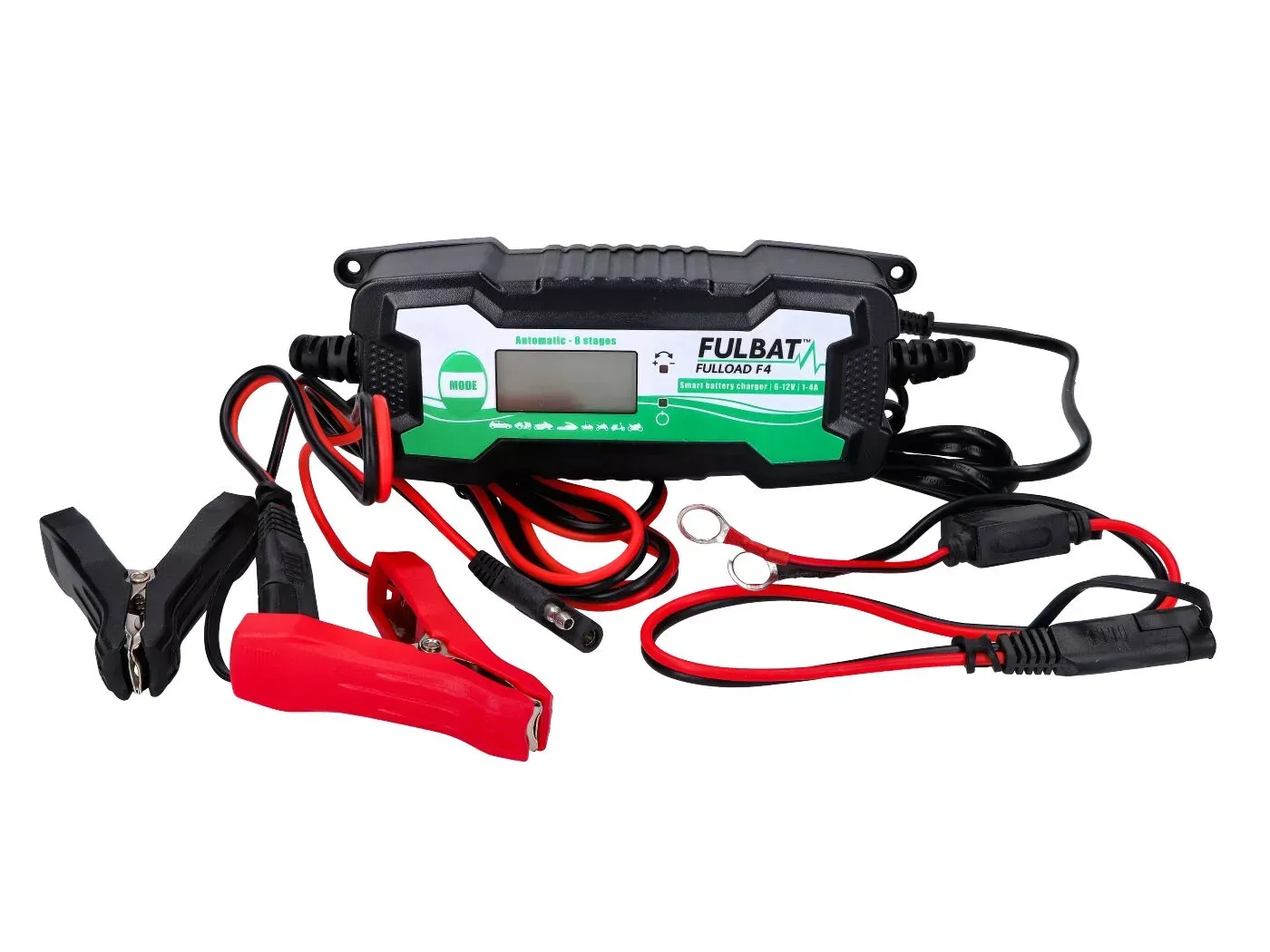 Acculader Pro F4 met onderhoudssysteem 12v en 6v (1,2 - 120 Ah)