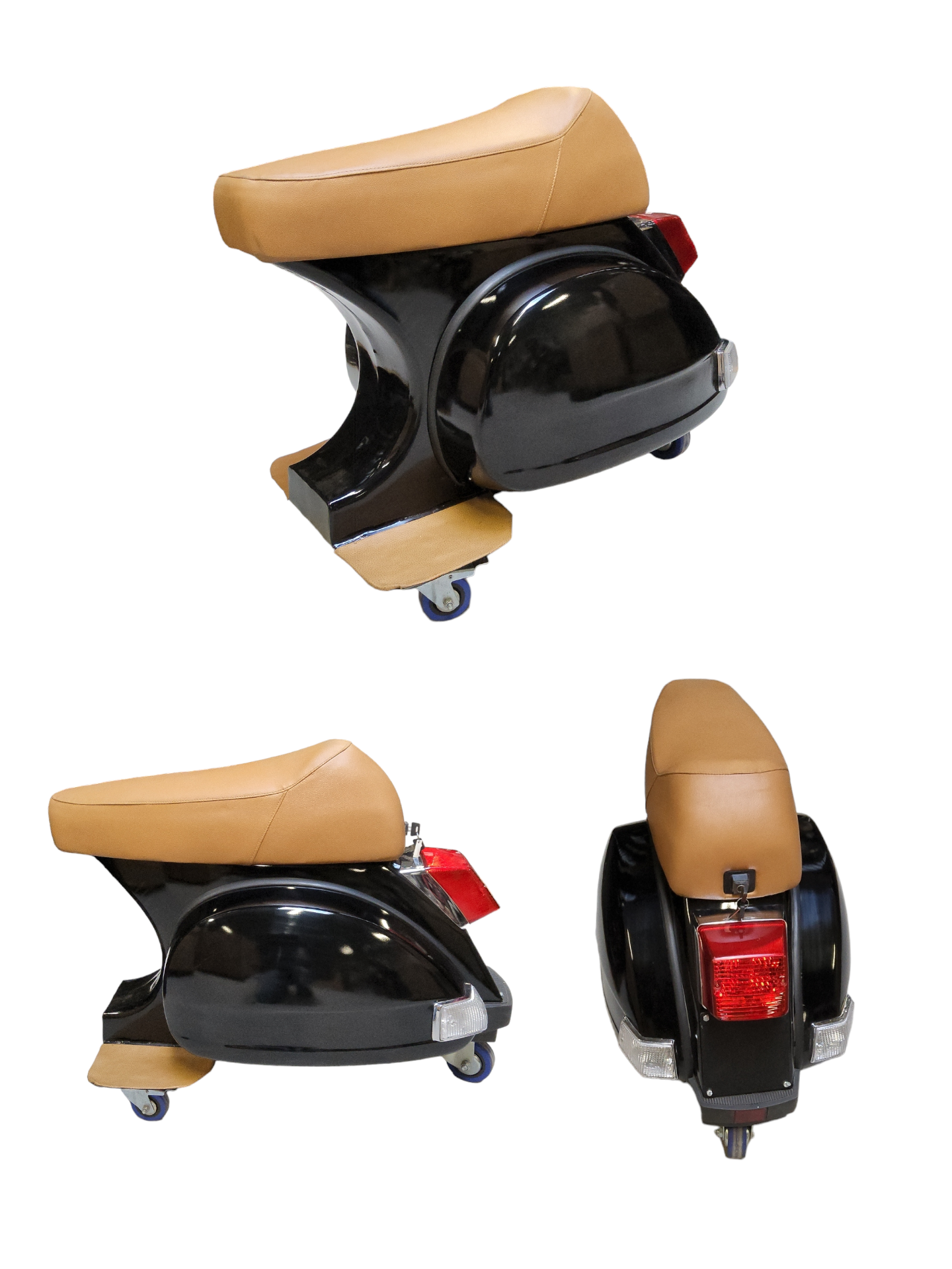 Barkruk Vespa Zwart