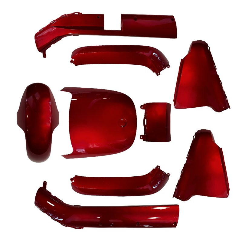 Kappenset voor Segway E110 / E125 - 9 delig - Candy Red