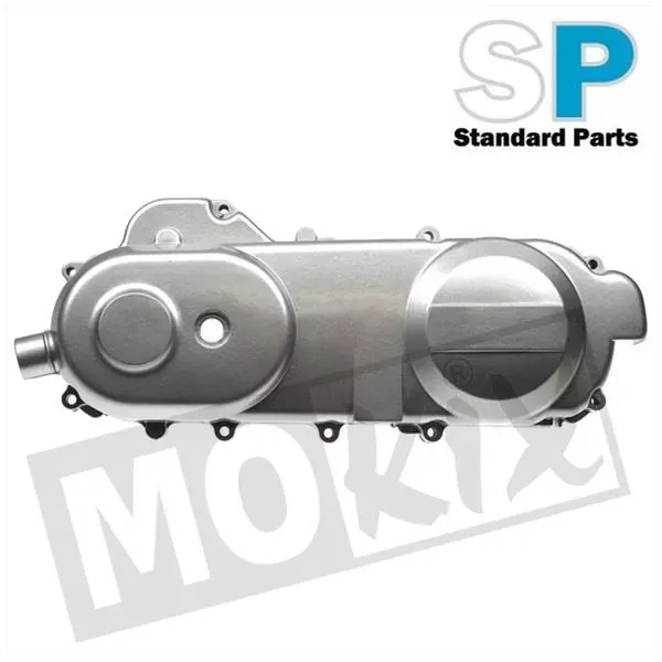 Carterkap China GY6 4T 12 inch - Zilver (met aansluiting)