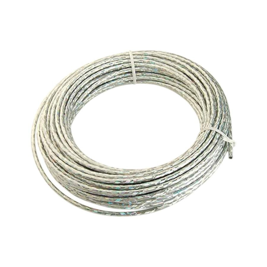 Universele buitenkabel Chroom / Flakes (per meter)