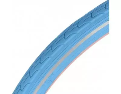 Gekleurde Fietsband - Baby blauw