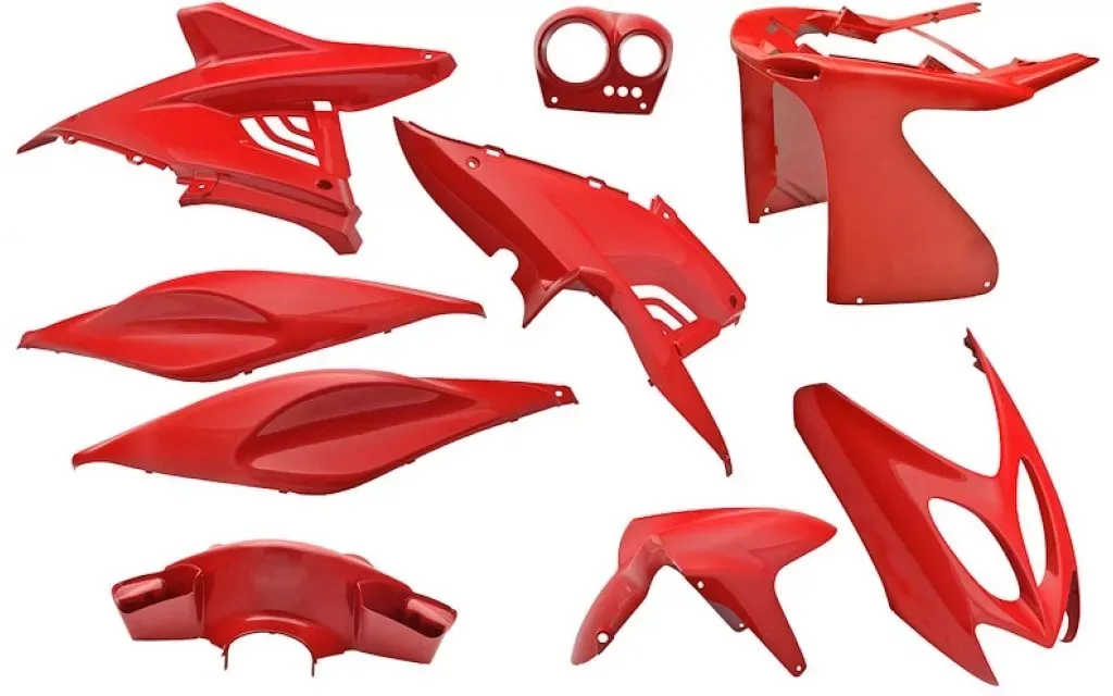 Aerox Kappenset - Ferrari rood