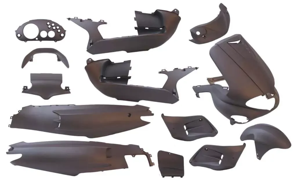 Kappenset Gilera runner 13 delig - Mat grijs