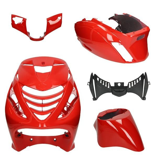 Kappenset Piaggio Zip Glans Rood