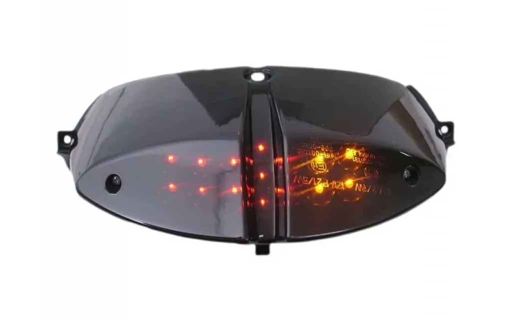 Achterlicht met LED + RAW Speedfight 2 - Black
