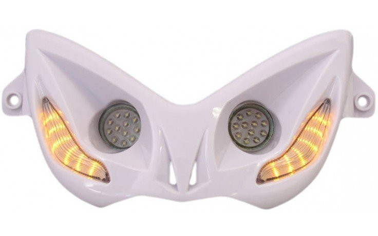 Monoxx koplamp - Audi look - Yamaha aerox - LED (wit/orange)