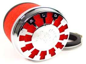 Luchtfilter - Malossi - Red - Schuin - 32mm