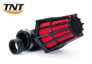 Luchtfilter R-Evo Tnt Ø28/35mm 90° Zwart/Rood