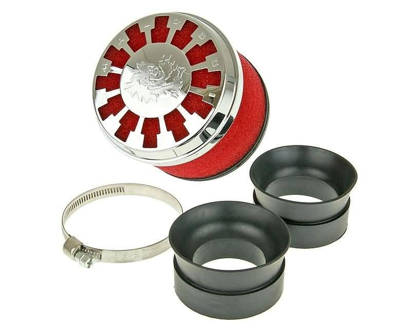 Luchtfilter - Malossi - E13 - Recht - 42 t/m 58 mm