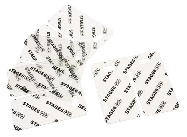 Membraan plaatjes - V-Force 3 - Fiberglas