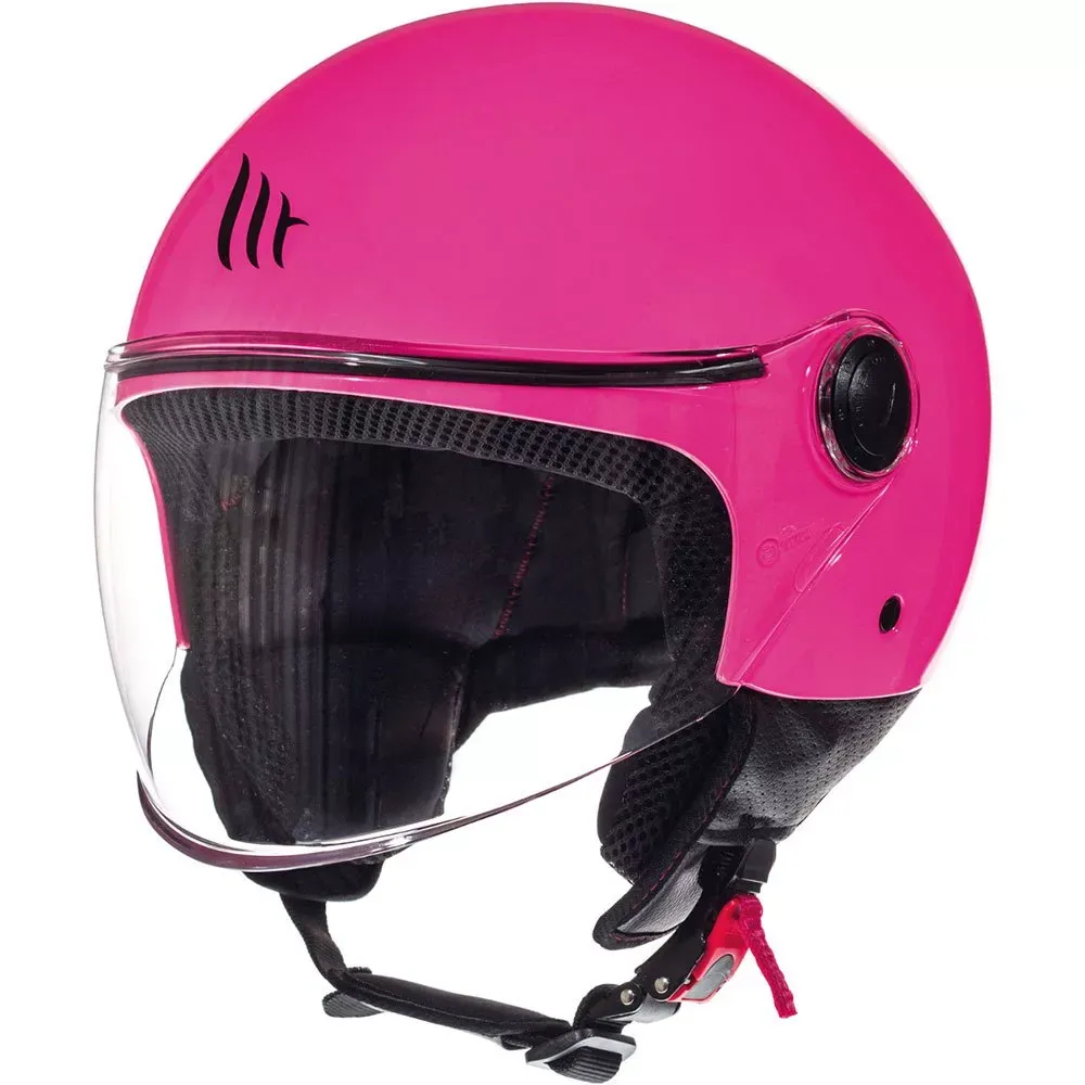 Goedkope Scooterhelm Glans Roze - model 'Street' 