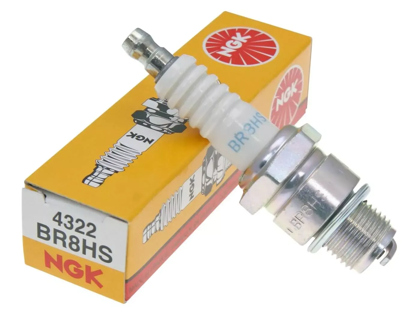 Bougie NGK BR 8 HS (Korte schacht)