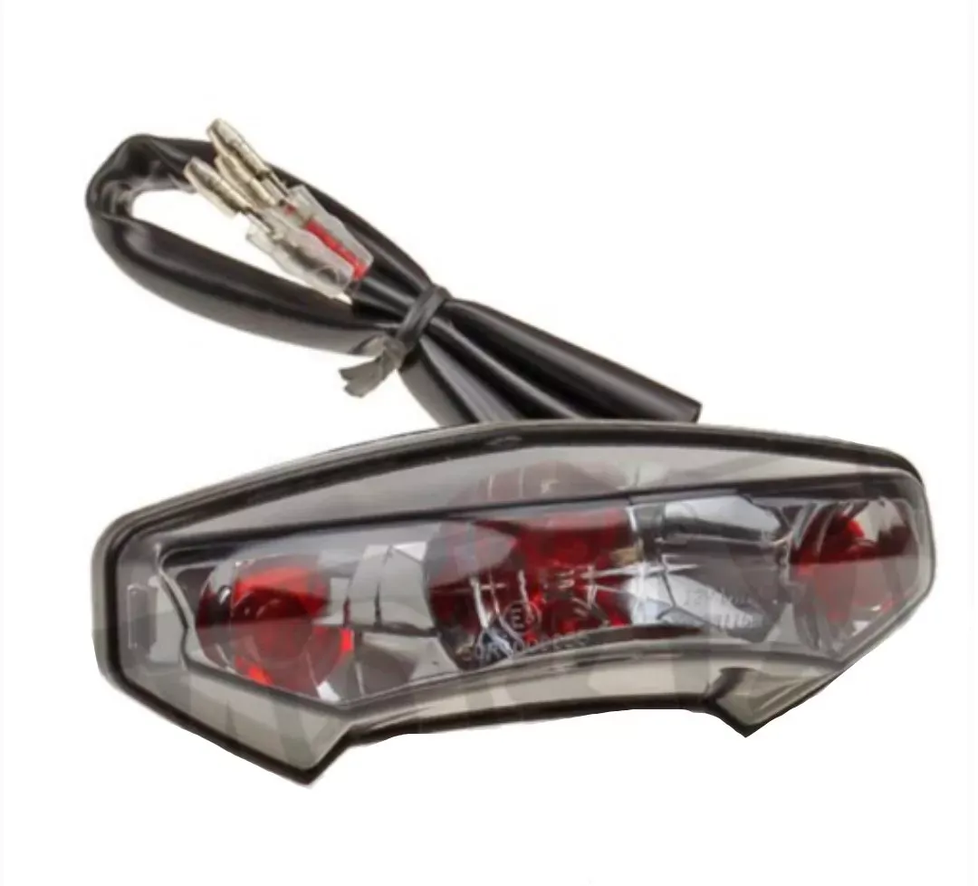 Achterlicht Uni Led + Kenteken Verl. 3 Led CE Bye Bike	